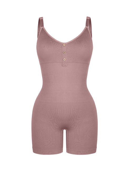 Well-in Vogue Seamless Bust Support Waist and Abdomen Shaping Butt Lifting Jumpsuit